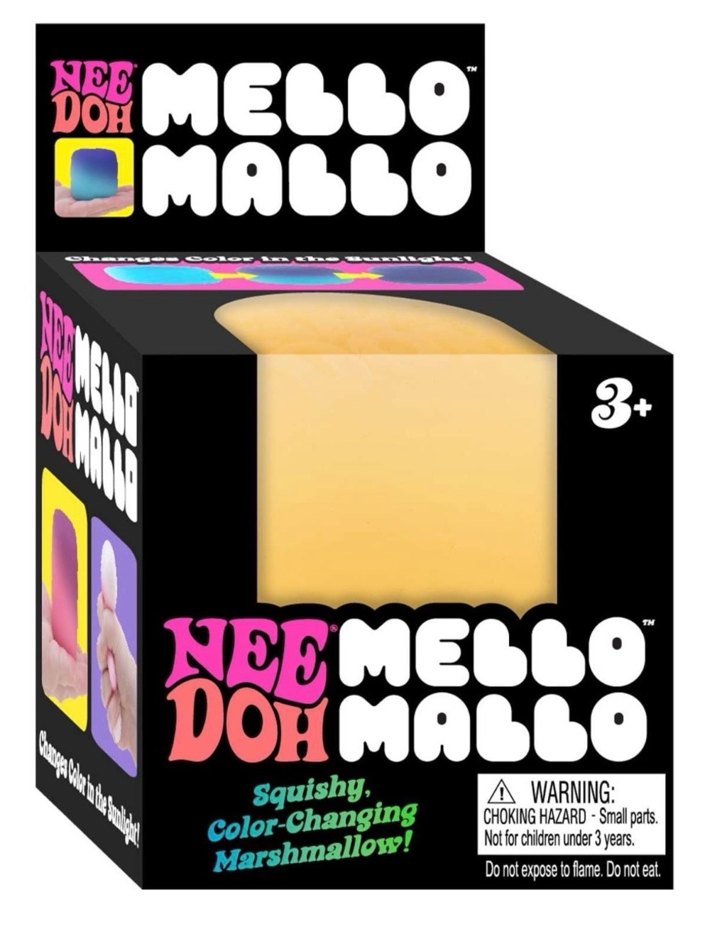 NeeDoh Mello Mallo Color-Changing - Rare Yellow